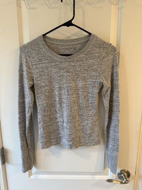 Abercrombie & Fitch Gray Marled Long sleeve - Soft AF collection, size XS